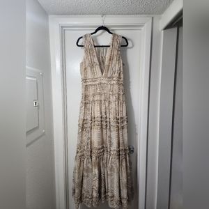 Gianni Bini snake print maxi dress